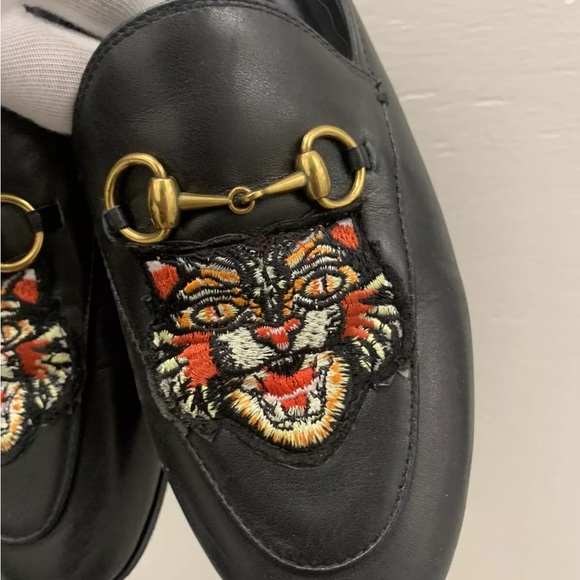 GUCCI Authentic limited edition Leather Angry Cat Horse Bit Jordaan EU 40 US 10 - Picture 13 of 16
